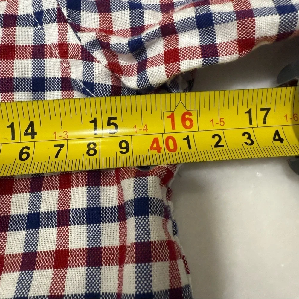 Ralph Lauren Boys 2 PCs Set Blue Snowflake 1/4 Zip Sweater & Plaid Shirt M 10-12